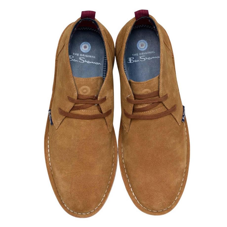 BEN SHERMAN Hemmings Scarponi Da Deserto in Pelle Scamosciata  