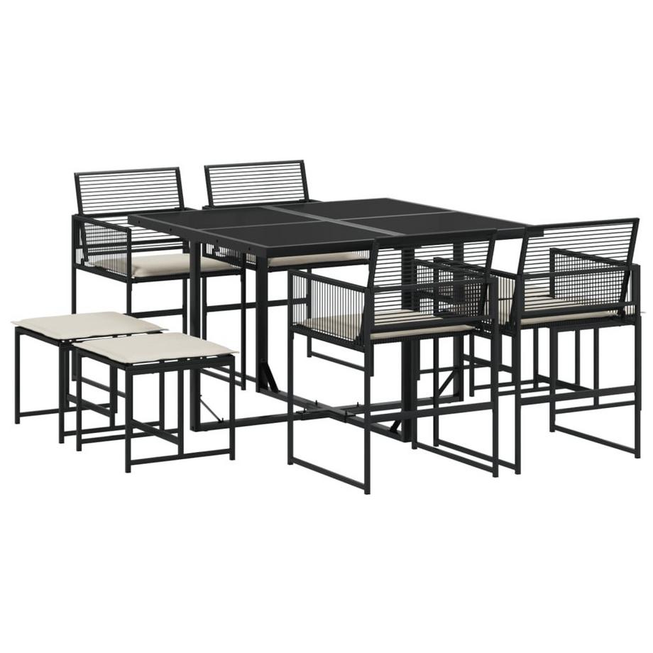 VidaXL Garten essgruppe poly-rattan  