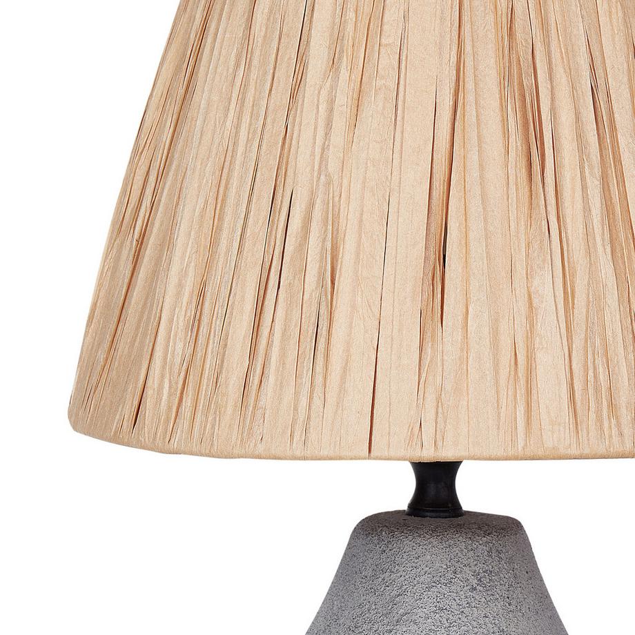 Beliani Lot de 2 lampes de bureau en Céramique  ARWADITO  