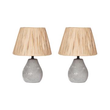 Lampe à poser en Céramique Boho ARWADITO