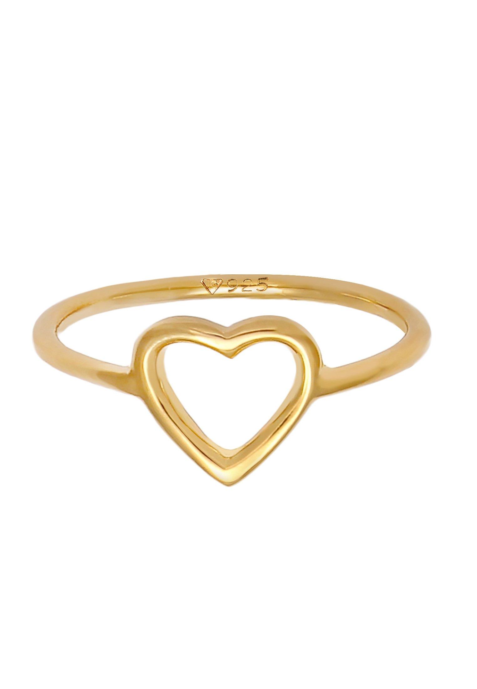 Elli  Ring Herz Cut Out Filigran 