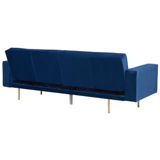 Beliani Divano letto en Velluto Glamour VISNES  