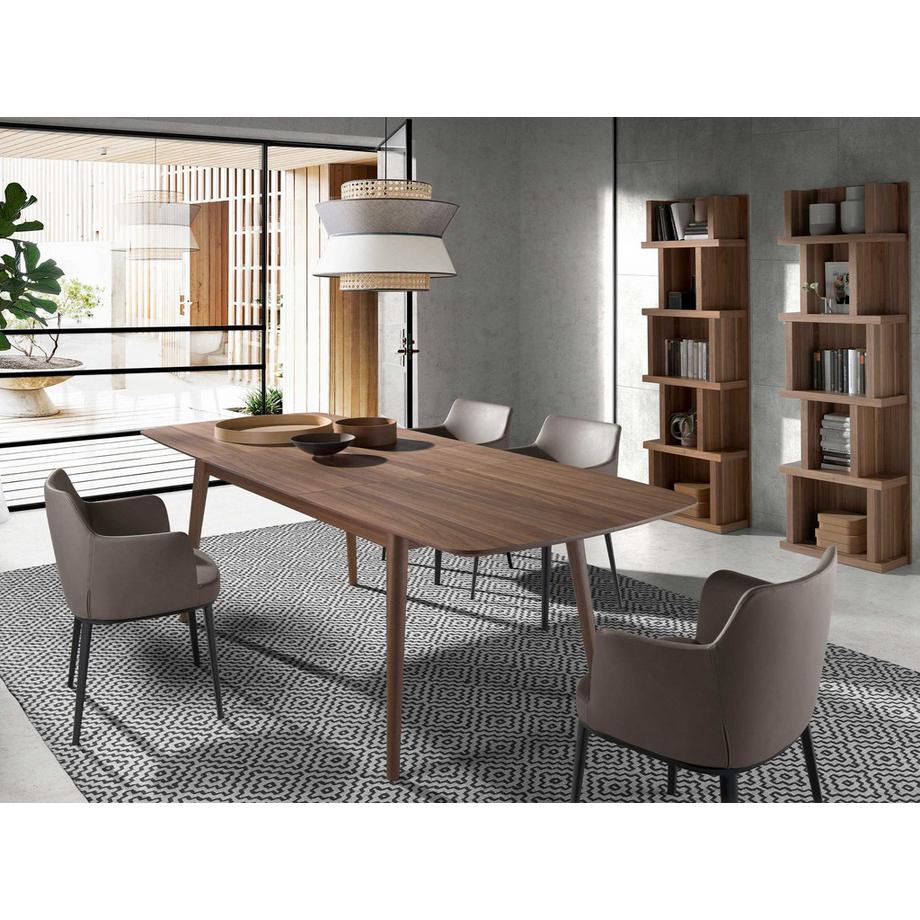 ANGEL CERDA Sedia in tessuto visone  