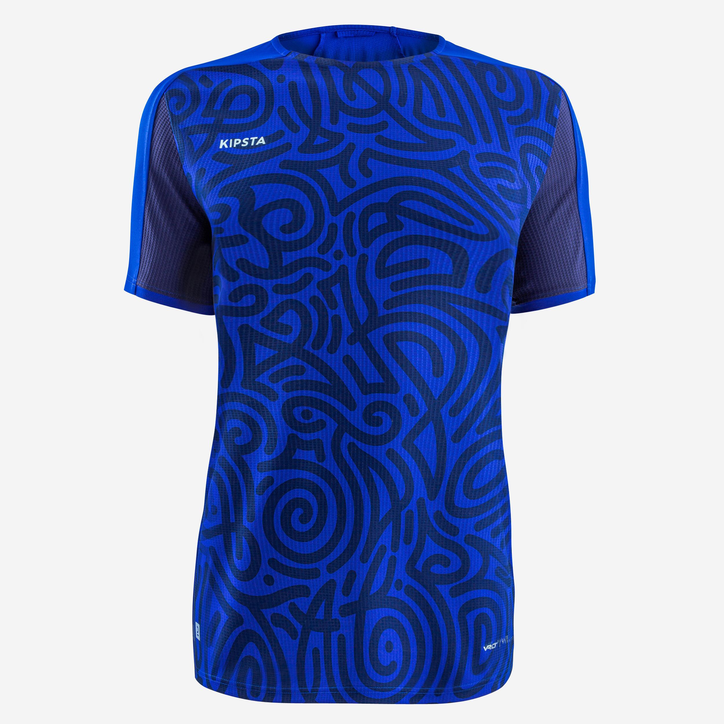 Image of Kurzarmtrikot - Viralto Herren Blau Bedruckt 52/2XL