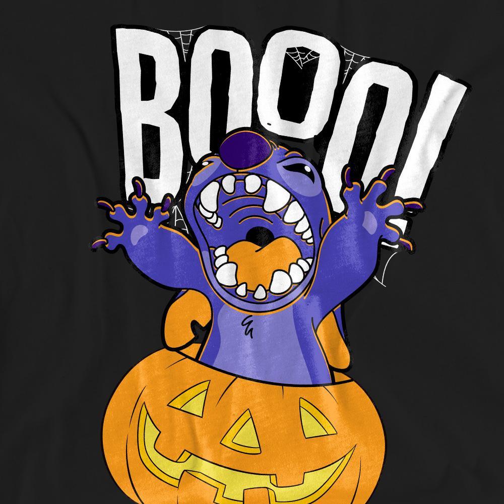 Lilo & Stitch Laughing Pumpkin T-Shirt Stampata  