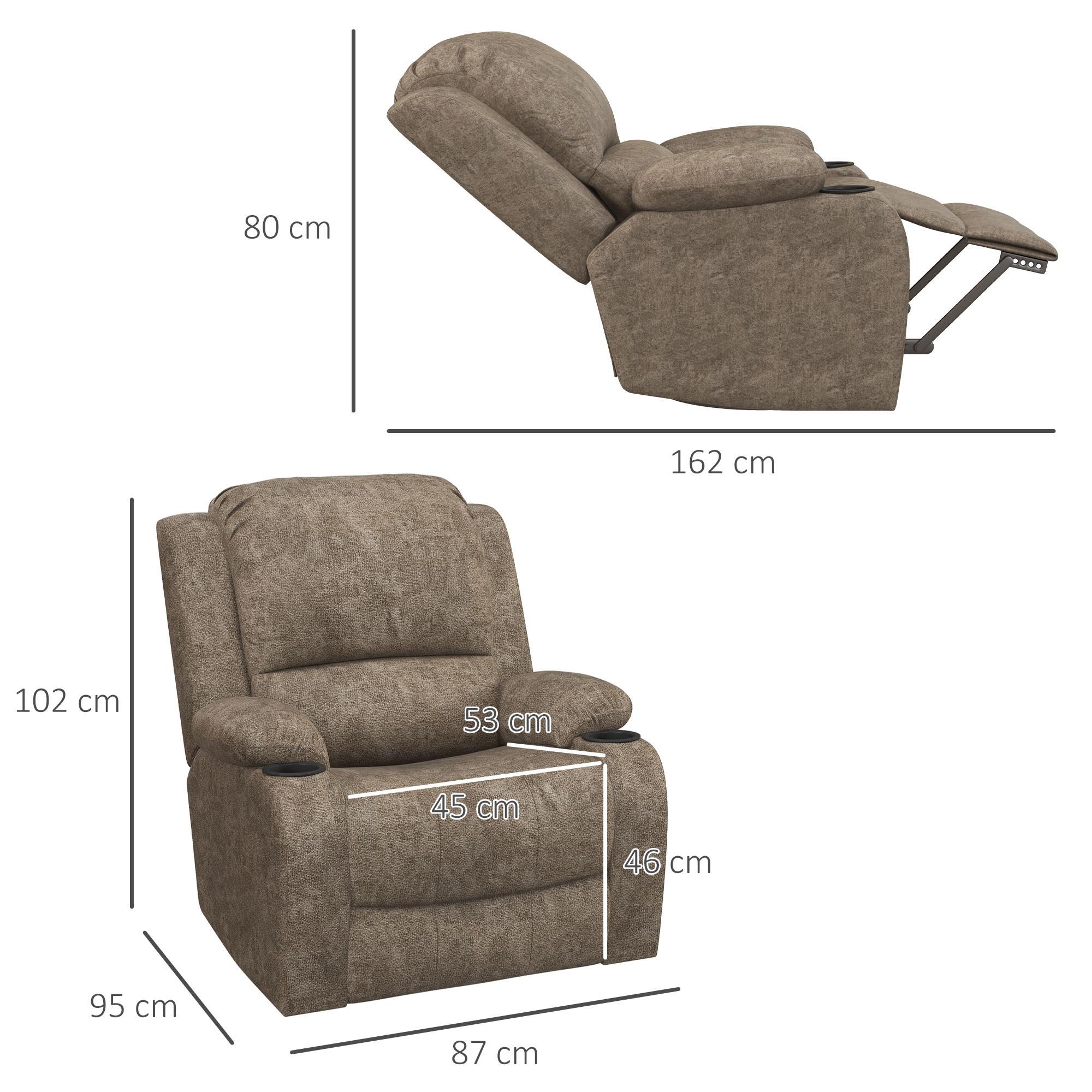 HOMCOM Fauteuil de relaxation  