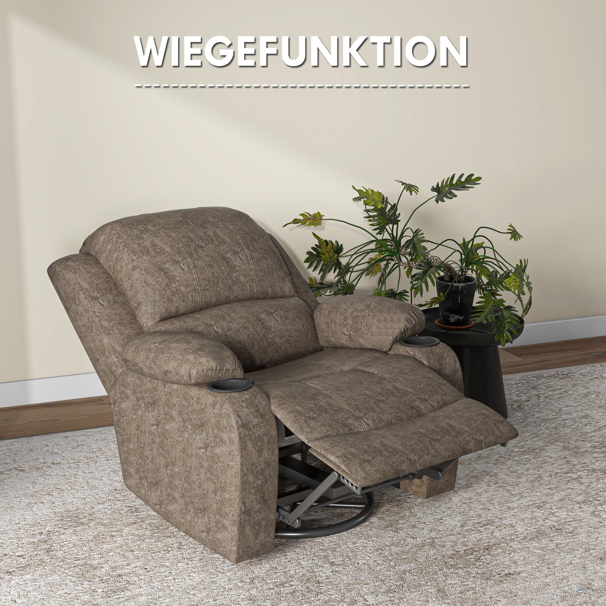 HOMCOM Fauteuil de relaxation  