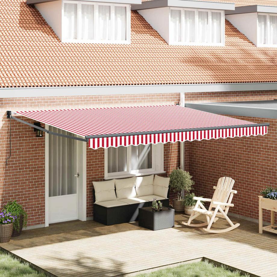 VidaXL Rote markise polyester  
