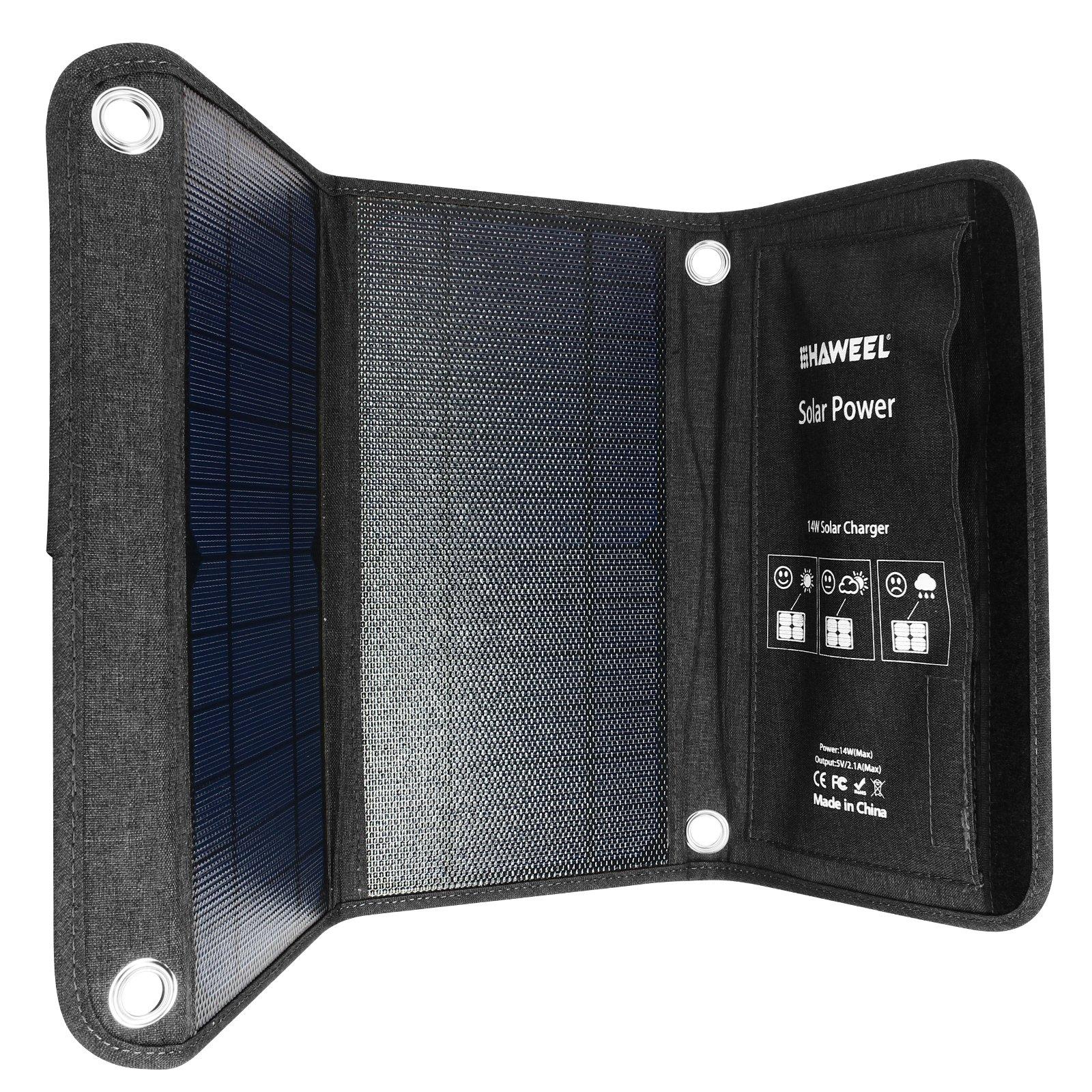 Image of Faltbares Solarladegerät, 2x USB 14W