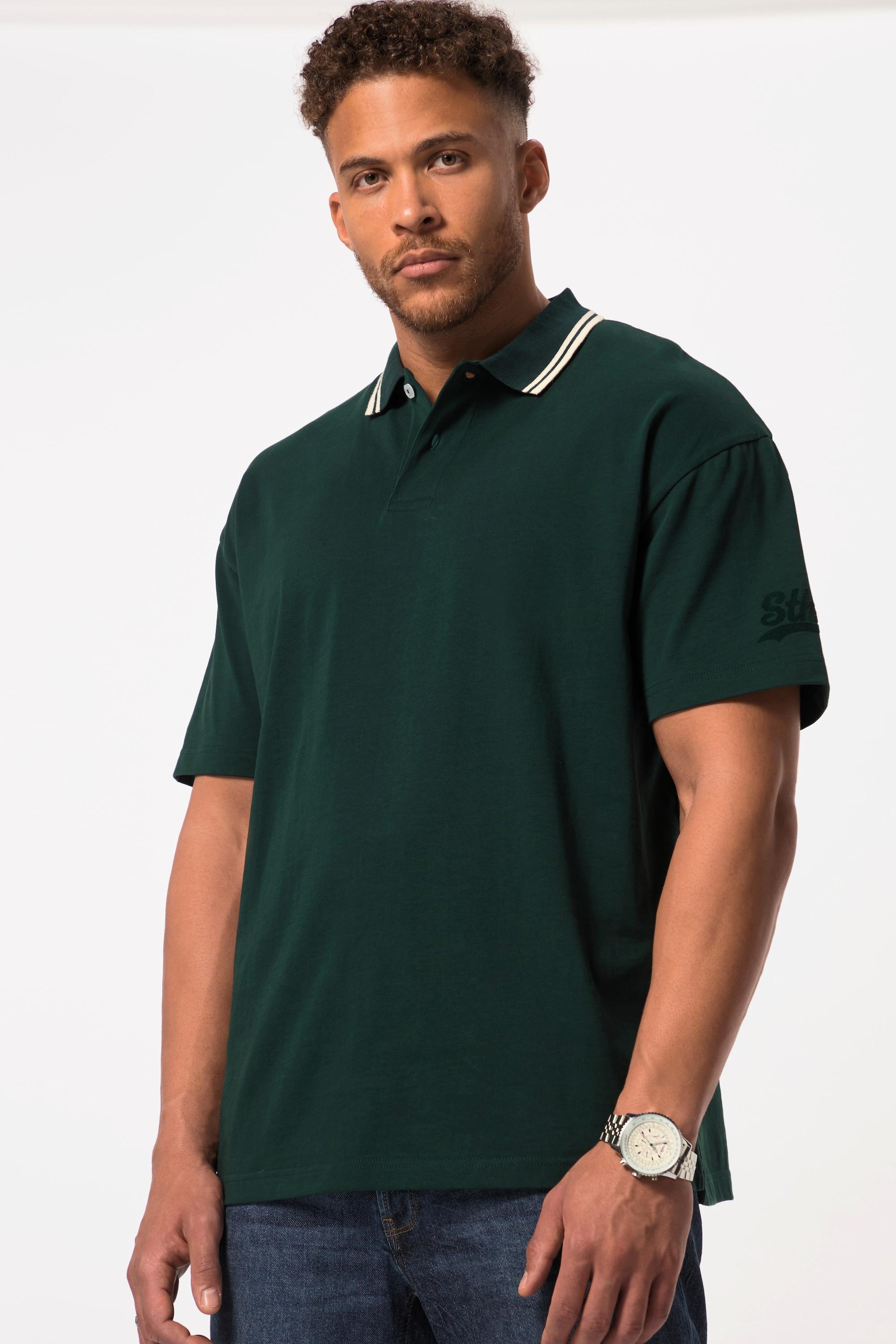 Sthuge  Poloshirt, Halbarm, oversized 