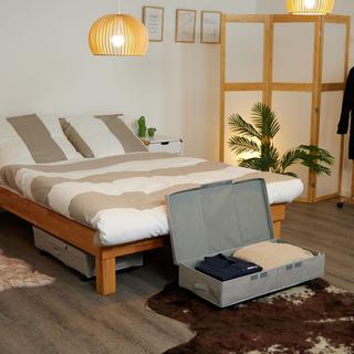 Northix Scatole sottoletto con ruote, confezione da 2  