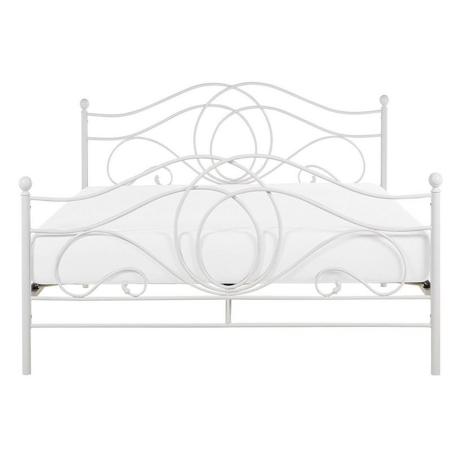 Beliani Letto con rete a doghe en Acciaio Retrò LYRA  