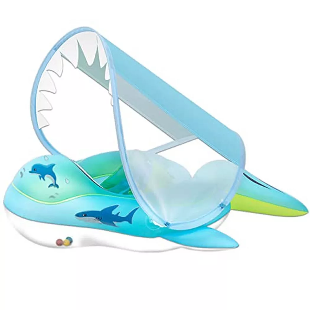 Activity-board - Baby-Schwimmweste, mit Sicherheitsgurt und Kippschutz, One Size, Blau