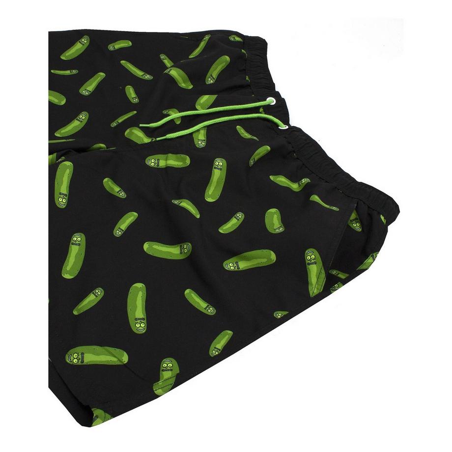 Rick And Morty Pickle Rick Allover-Print Badeshorts  