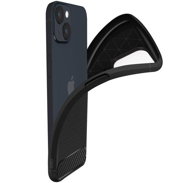 Avizar  Cover iPhone 14 Plus carbonio Nera 