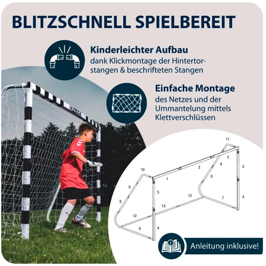 HUDORA  Fussballtor Stadion 300 x 160 x 90cm 