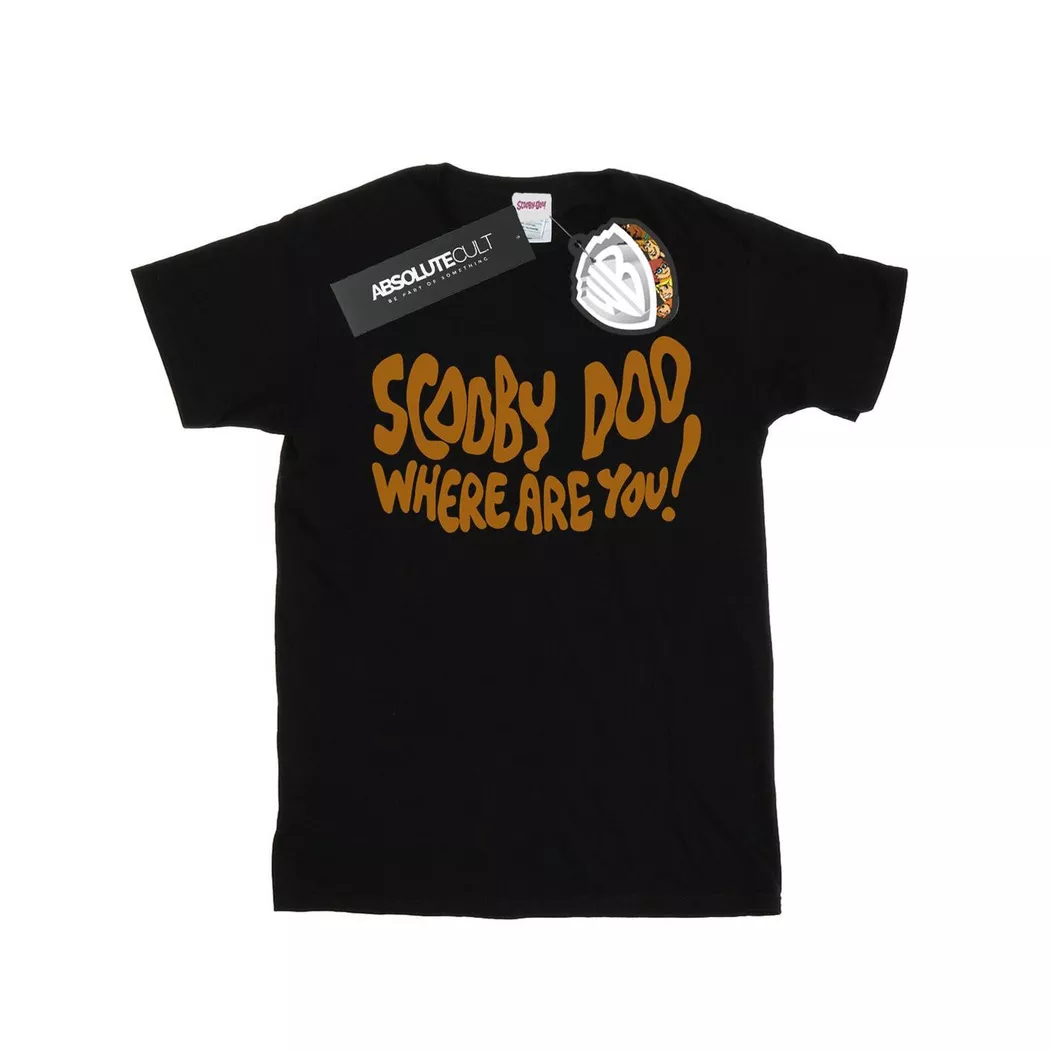 SCOOBY DOO - Where Are You TShirt, für Damen, Schwarz, Größe S