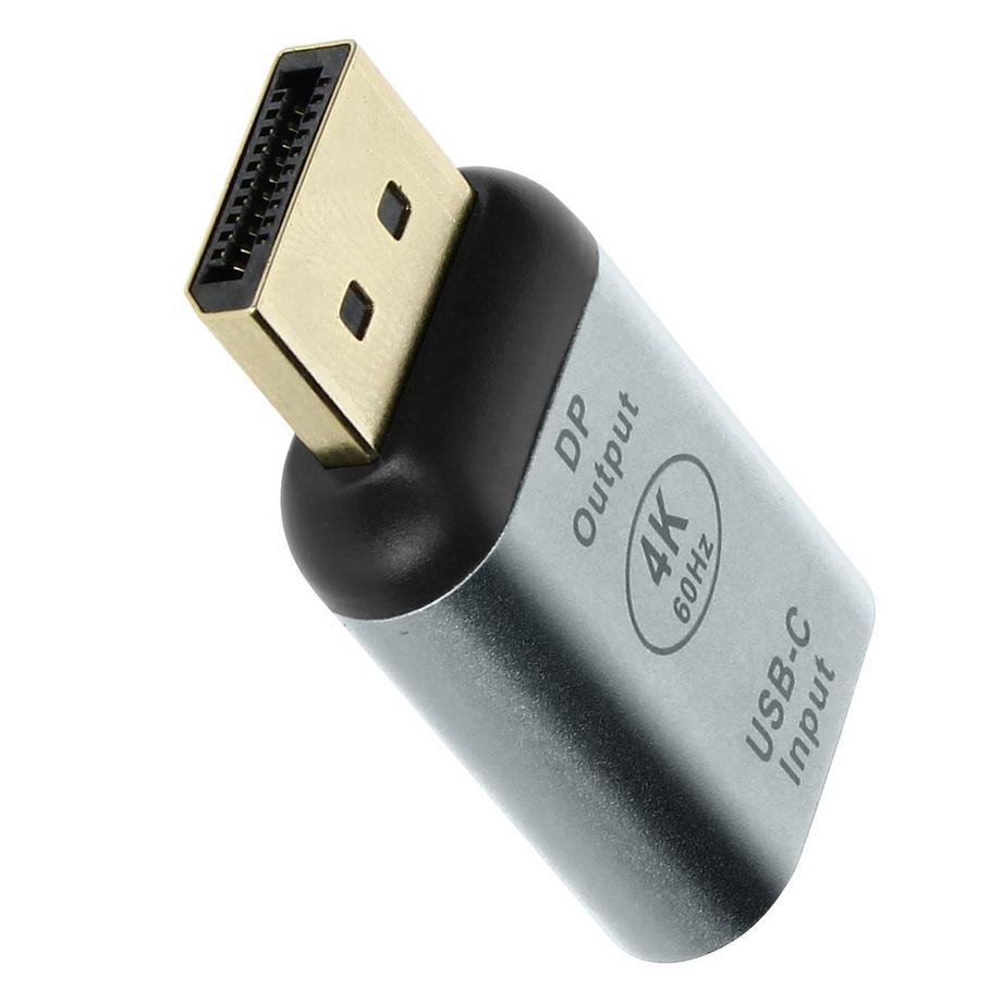 Avizar  Adattatore da USB-C a DisplayPort grigio 