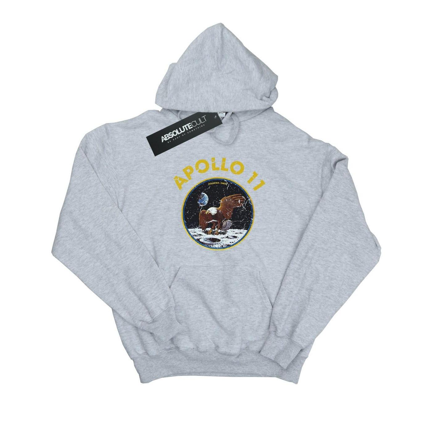 Image of Classic Apollo 11 Kapuzenpullover Mädchen Grau 140/146