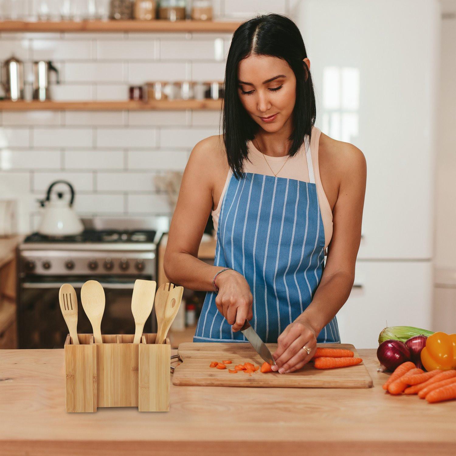 B2X Küchenutensilienhalter mit Löffeln  
