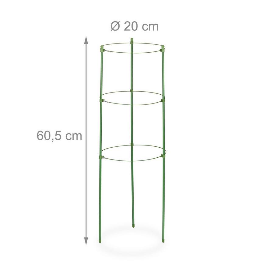 B2X Supporti per piante verdi 60 cm, set da 4  