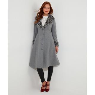 Joe Browns  Manteau Touche Fausse Fourrure et Imprimé Animal 