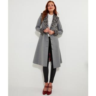 Joe Browns  Manteau Touche Fausse Fourrure et Imprimé Animal 