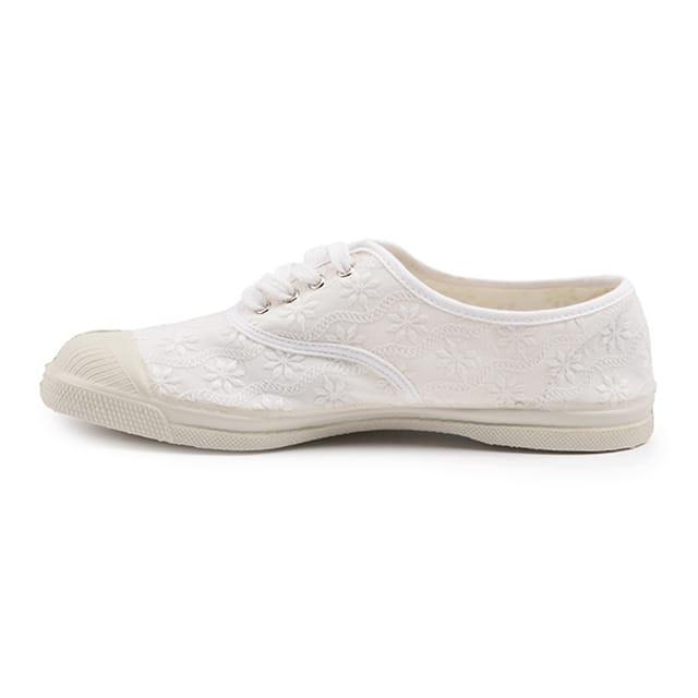 BENSIMON  TENNIS LACET BRODERIE ANGLAISE-41 