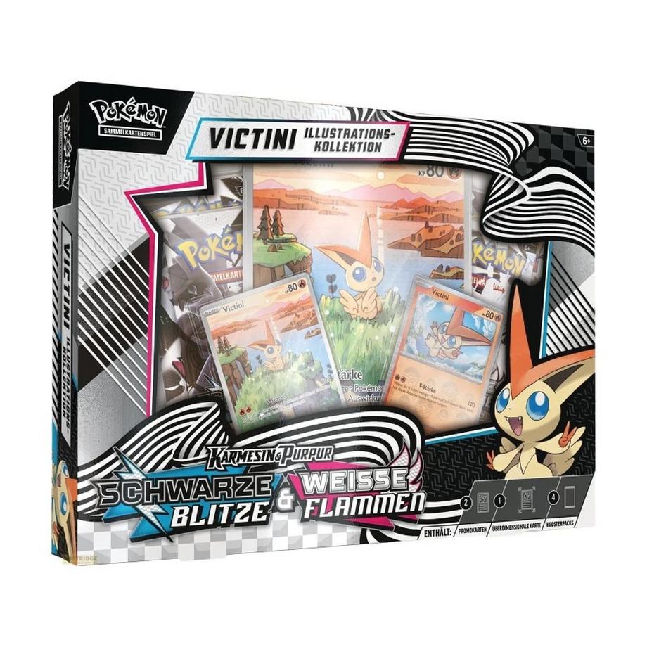 Pokémon  TCG: Schwarze Blitze & Weisse Flammen KP10.5 - Victini Illustrations-Kollektion - DE 