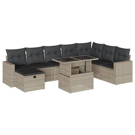 VidaXL Garten sofagarnitur poly-rattan  