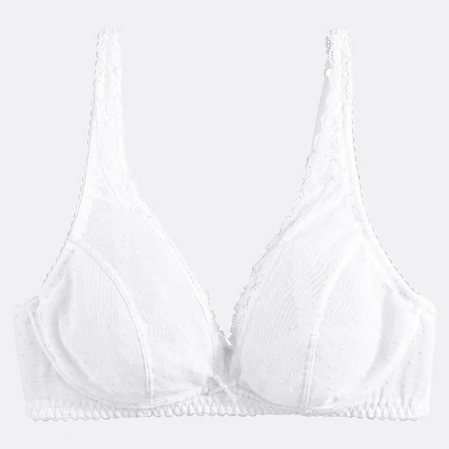 La Redoute Collections Alix Reggiseno a foulard in tulle floccato  