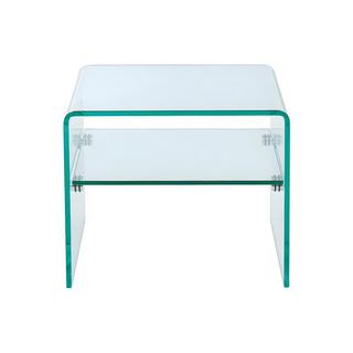 Vente-unique Comodino 1 nicchia Vetro temperato STILEOS  