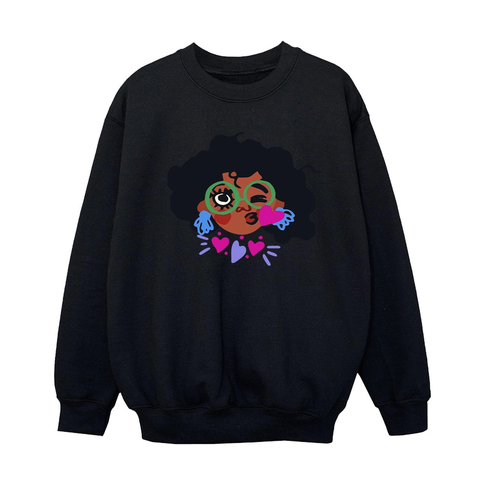 Image of Encanto Mirabel Kiss Sweatshirt Unisex Schwarz 140/146