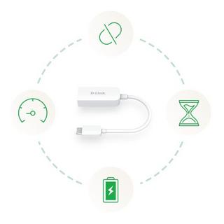 D-Link  DUB‑E250 (USB-C 3.1 Gen 1) 