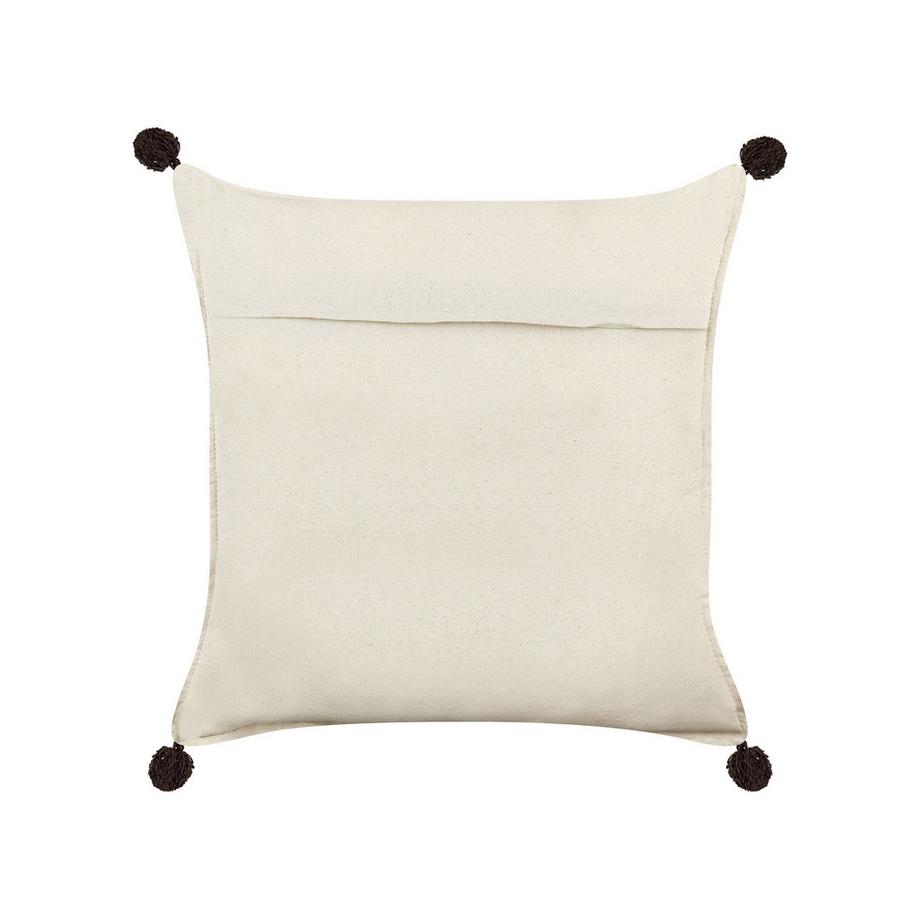 Beliani Dekokissen 2er Set aus Baumwolle Boho FUSSEL  