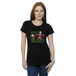 Rick And Morty  Tshirt HAPPY HUMAN HOLIDAYS 