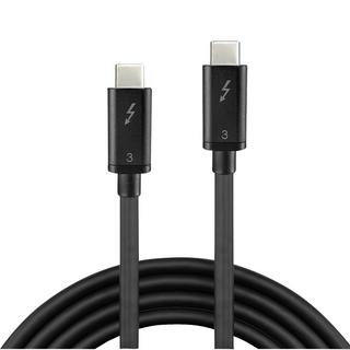 LINDY  41555 cavo USB 0,5 m USB 3.2 Gen 1 (3.1 Gen 1) USB C Nero 