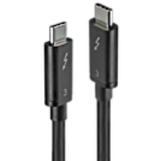 LINDY  41555 cavo USB 0,5 m USB 3.2 Gen 1 (3.1 Gen 1) USB C Nero 