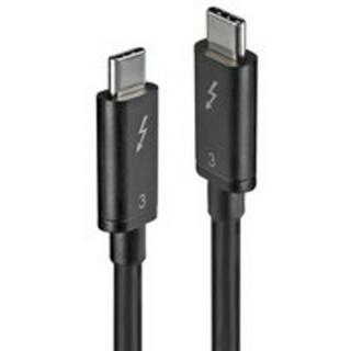 LINDY  41555 cavo USB 0,5 m USB 3.2 Gen 1 (3.1 Gen 1) USB C Nero 
