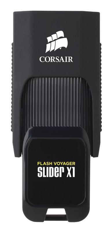 Corsair  Corsair Voyager Slider X1 64GB USB-Stick USB Typ-A 3.2 Gen 1 (3.1 Gen 1) Schwarz 