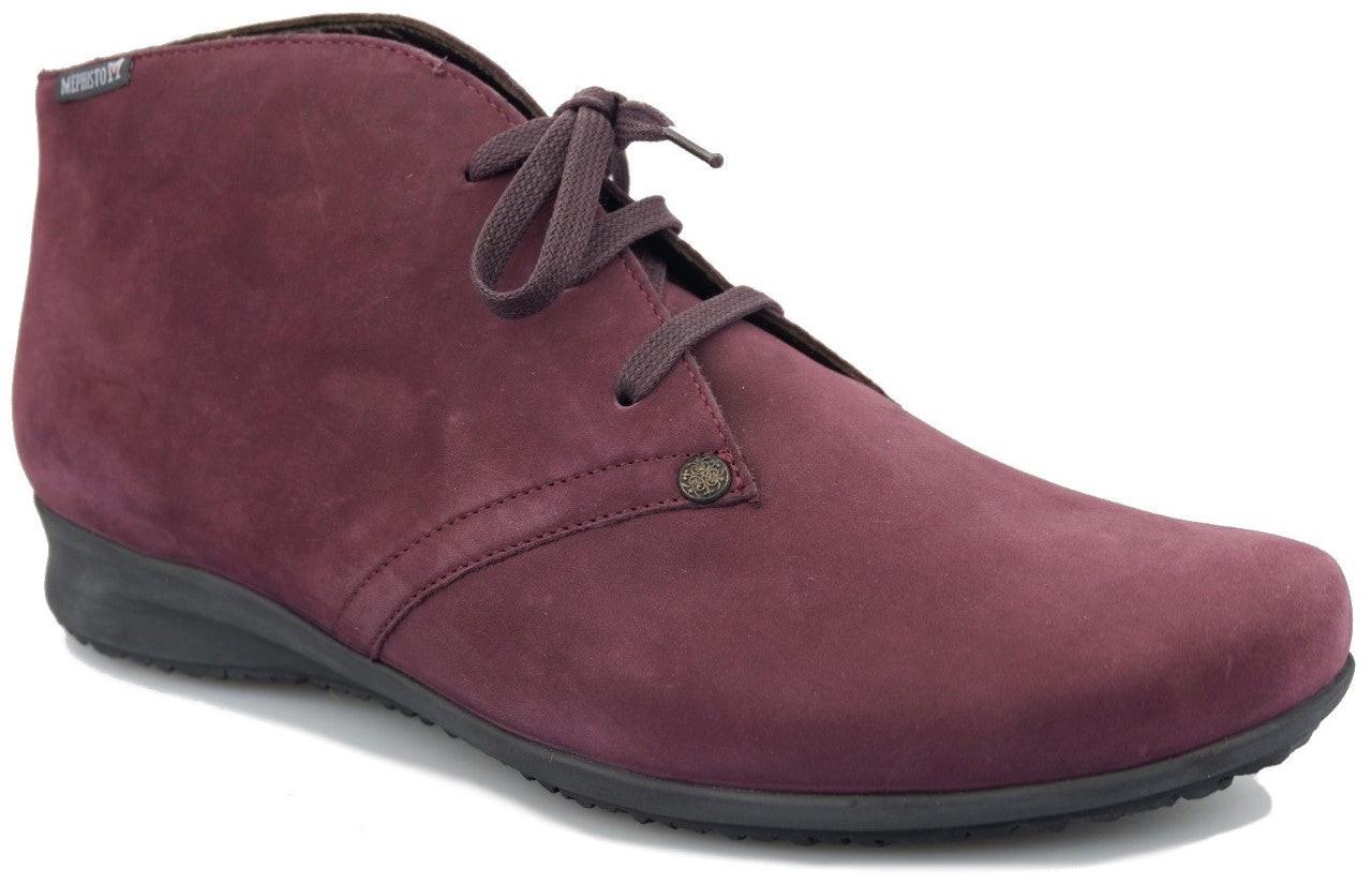 Image of Flossie - Nubuk Stiefelette Damen Violett 37.5