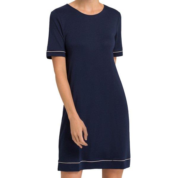 Image of Natural Comfort - Nachthemd Kurzarm Damen Dunkelblau L