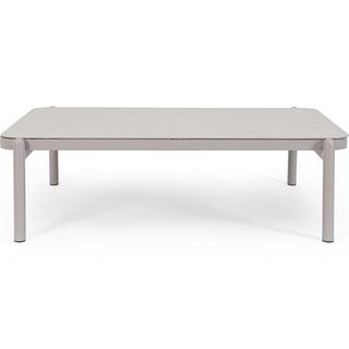 mutoni Table d'appoint de jardin Florencia gris clair 120x75  