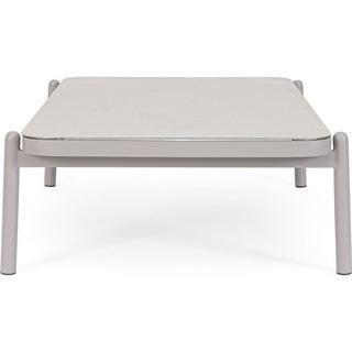 mutoni Table d'appoint de jardin Florencia gris clair 120x75  