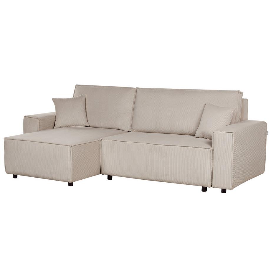 Beliani Schlafsofa aus Cord  ABACKA  