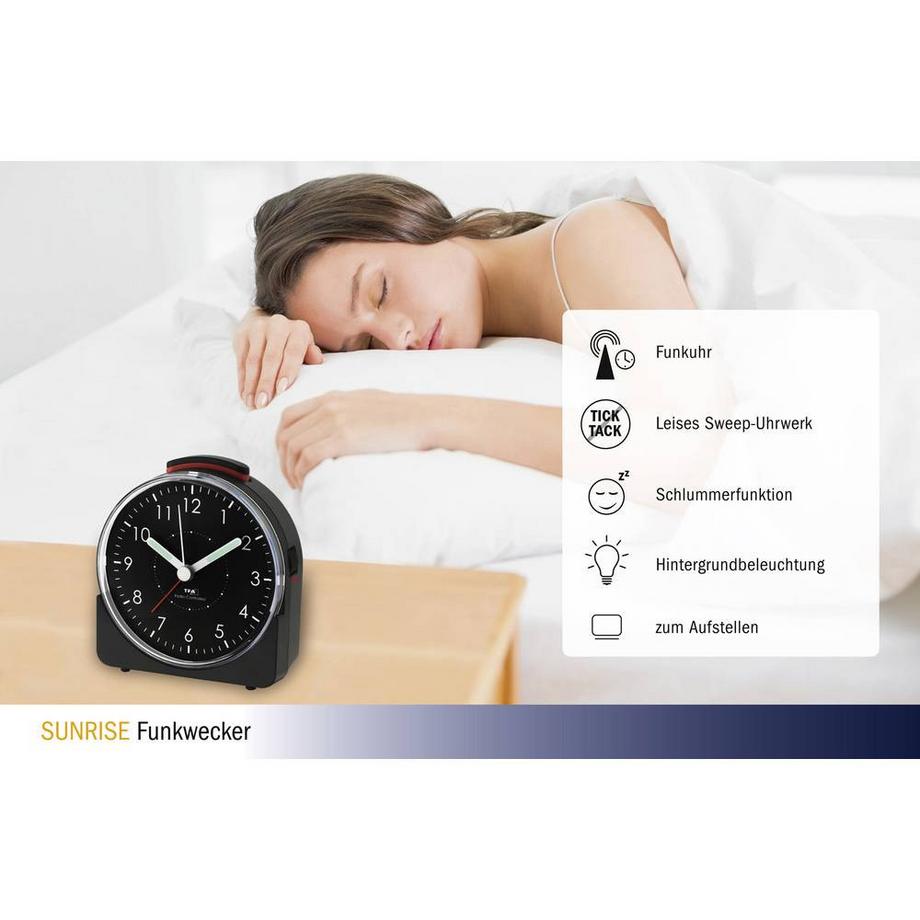 TFA Dostmann Funk-Wecker Sunrise  