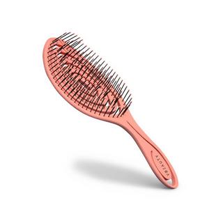 VBEAUTY  VBEAUTY Bio Démêlant Brosse à Cheveux en Paille Format Voyage - Corail 