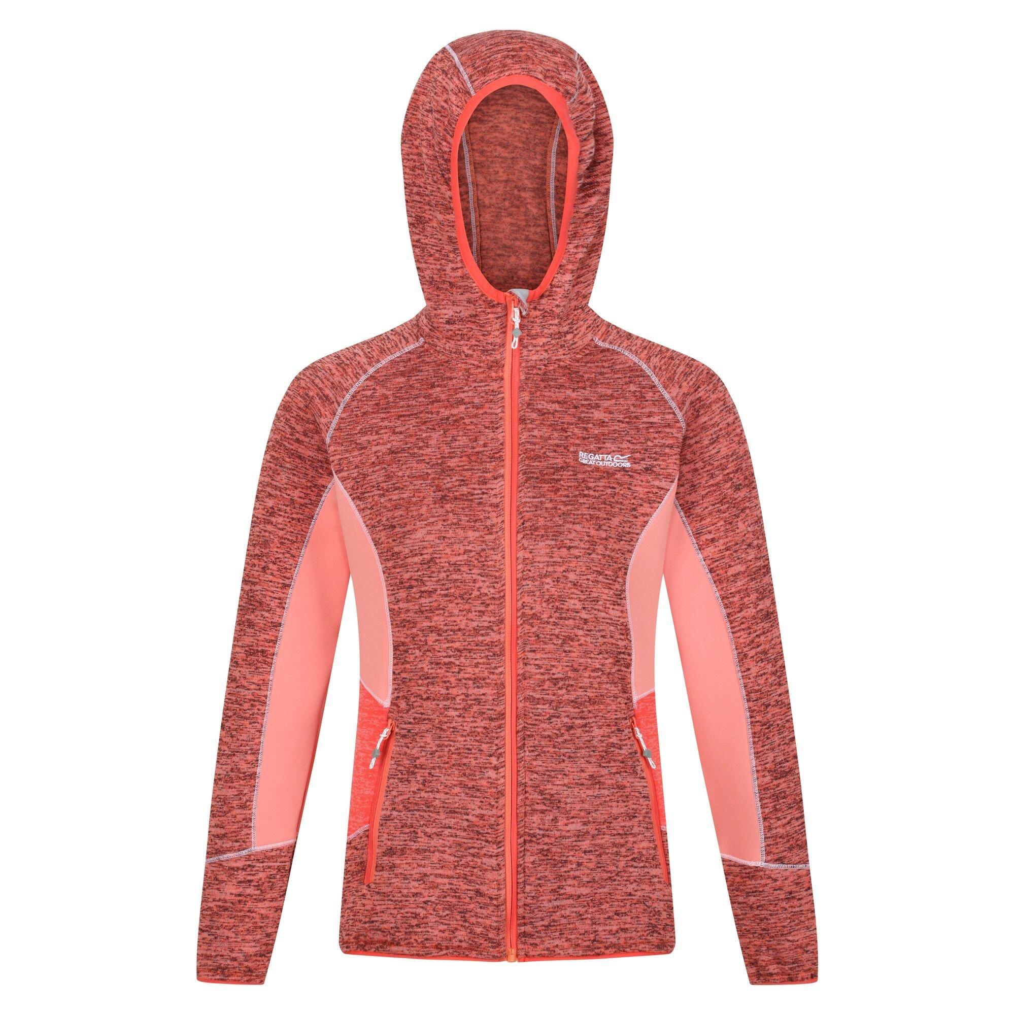 Image of Walbury Iii Fleecejacke Durchgehender Reißverschluss Damen Pink 38