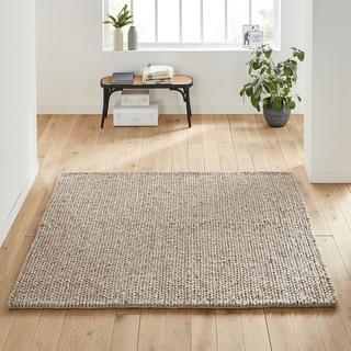 La Redoute Intérieurs Tapis laine effet tricot forme carrée  