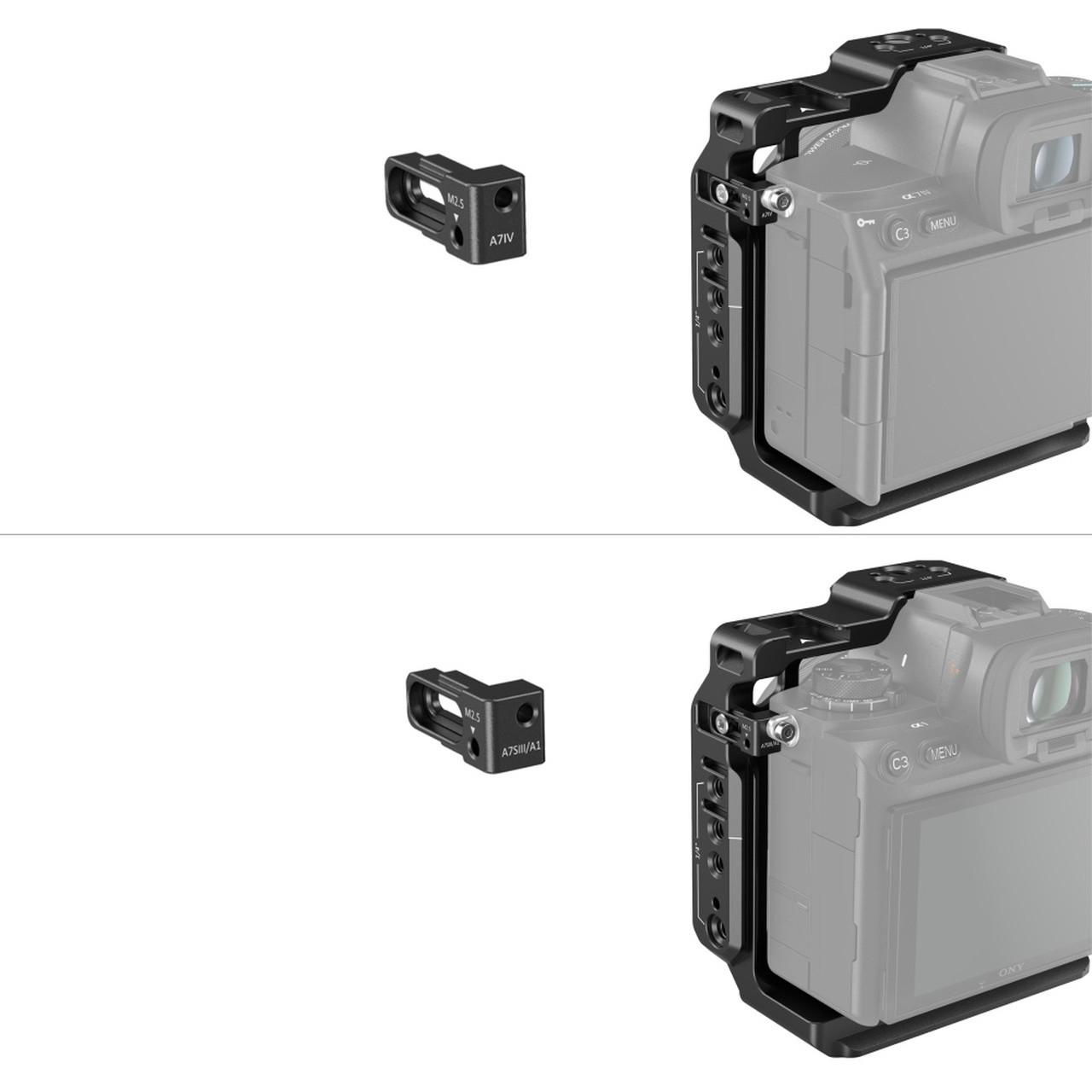 Smallrig  SmallRig Half Cage Sony A7 IV/A7R IV custodia per macchine fotografiche 1/4" Alluminio, Acciaio inossidabile 